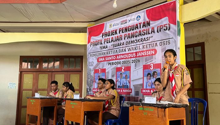 Suara Demokrasi :Salah satu Projek Penguatan Profil Pelajar Pancasila di SMA Santo Arnoldus Janssen Kupang