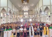 Masa Pengenalan Lingkungan Sekolah (MPLS) di SMA Sto. Arnoldus Janssen DiTutup dengan Ekaristi